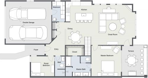 2 Story House Plan With 4 Bedrooms