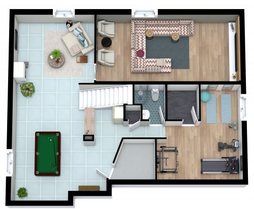 Basement Layout Design