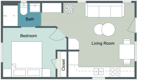 Simple Tiny House Layout