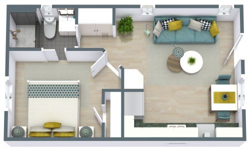 Simple Tiny House Layout