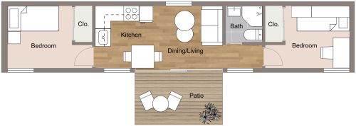 Container Home Floor Plan