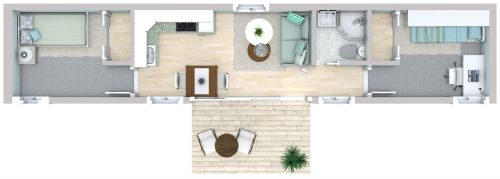 Container Home Floor Plan