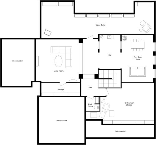 Basement Layout Plan