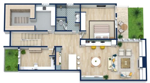 Basement With Bedroom Layout