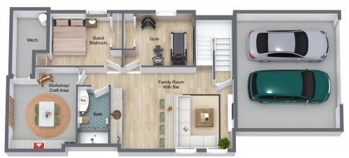 Basement Layout Idea