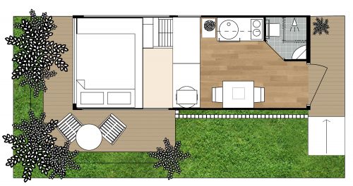 Tiny House Floor Plan With Loft