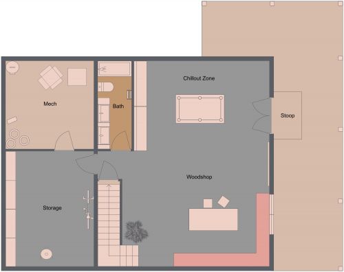 Basement Woodshop Layout