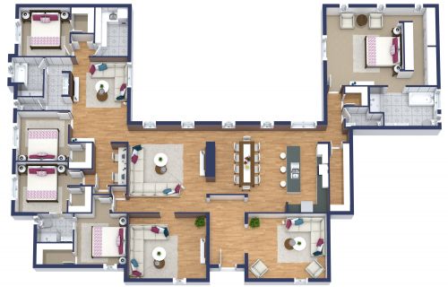 5 Bedroom Apartment