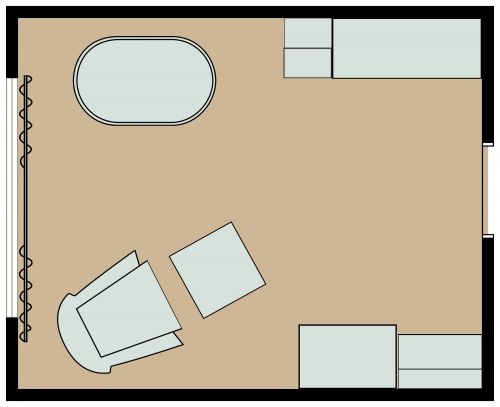 Neutral Nursery Layout