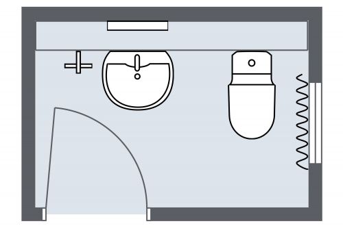 Traditional Powder Room Design