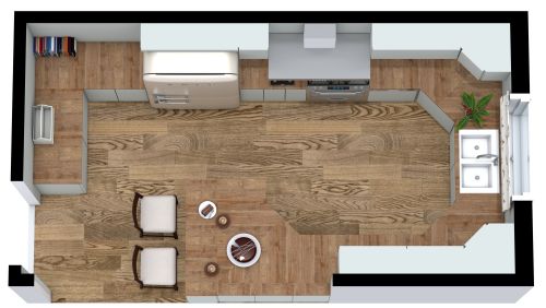 Country Kitchen Floor Plan