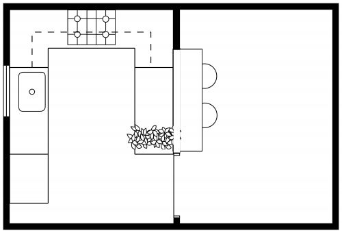 U-Shaped Kitchen Design