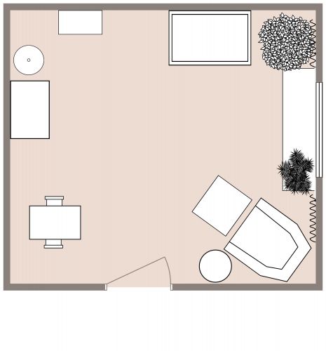 Furniture Arrangement Idea Nursery