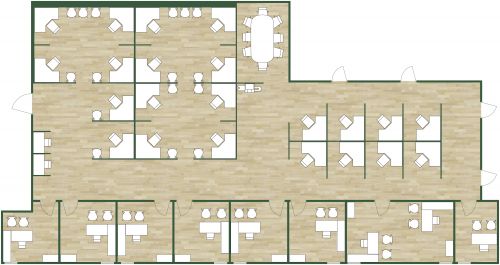 Cubicle Floor Plan