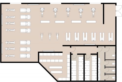 Fitness Center Layout