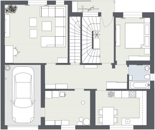 Simple House Design 4 Bedrooms