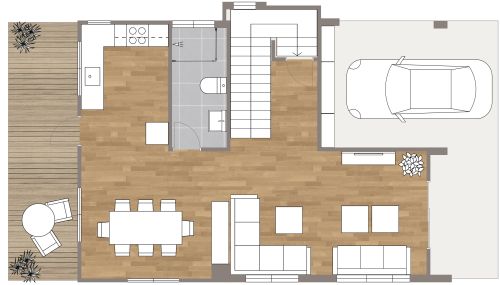 Gorgeous Three Story House Plan With Five Bedrooms