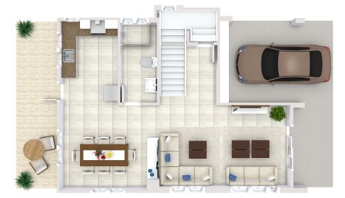 Gorgeous Three Story House Plan With Five Bedrooms