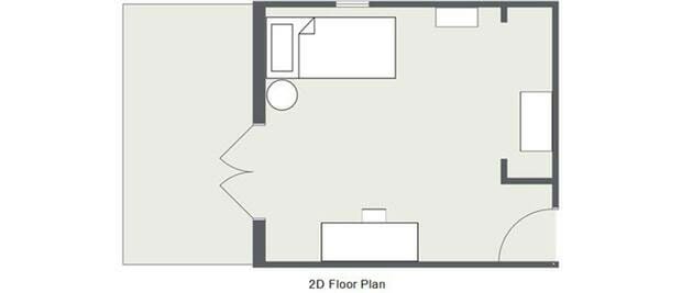 2D Floor Plan For Movers