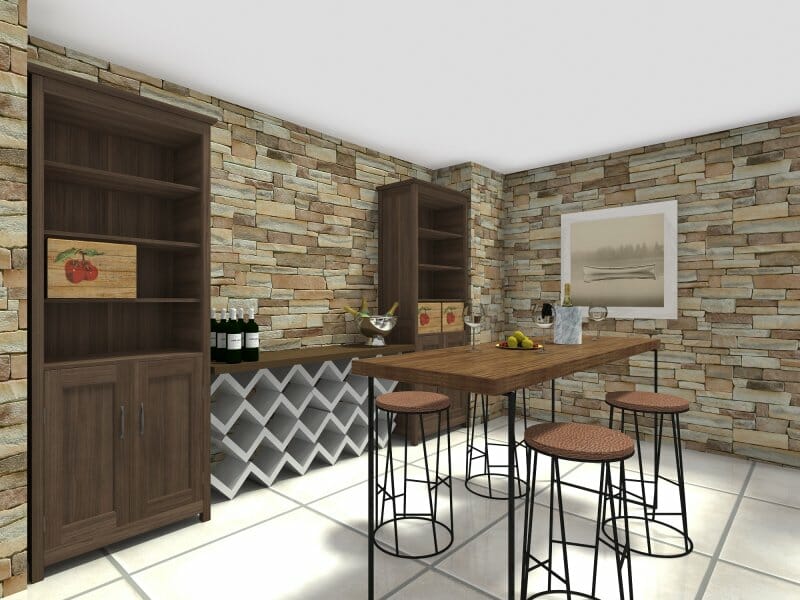 Wine cellar basement