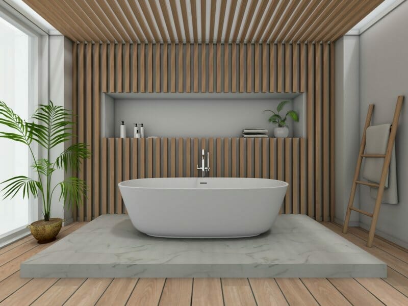 3D render of bathroom from computer software