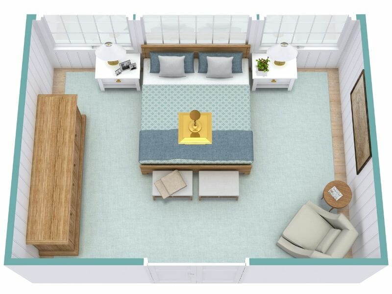 Bedroom plan template