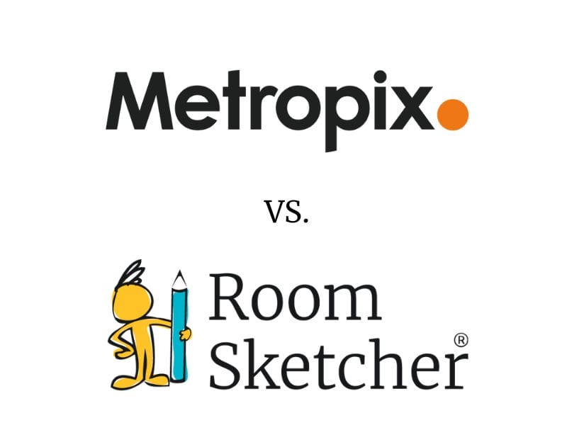 Metropix and RoomSketcher logos