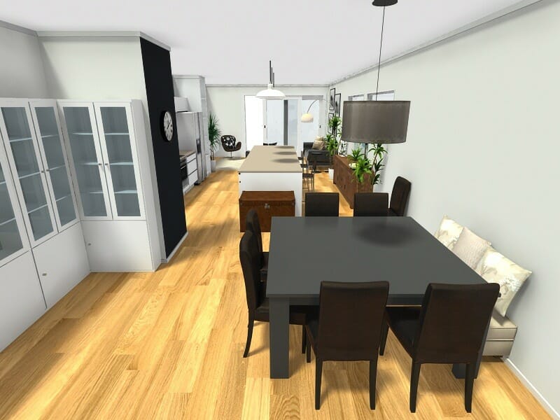 Dining Room Interior Design by InHowzer 3D Photo