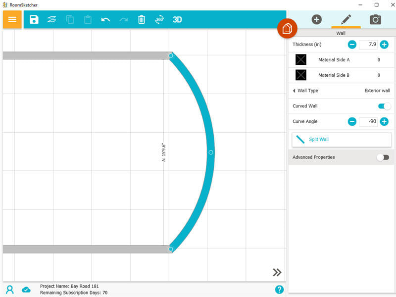 Easily Create Curved Walls With RoomSketcher