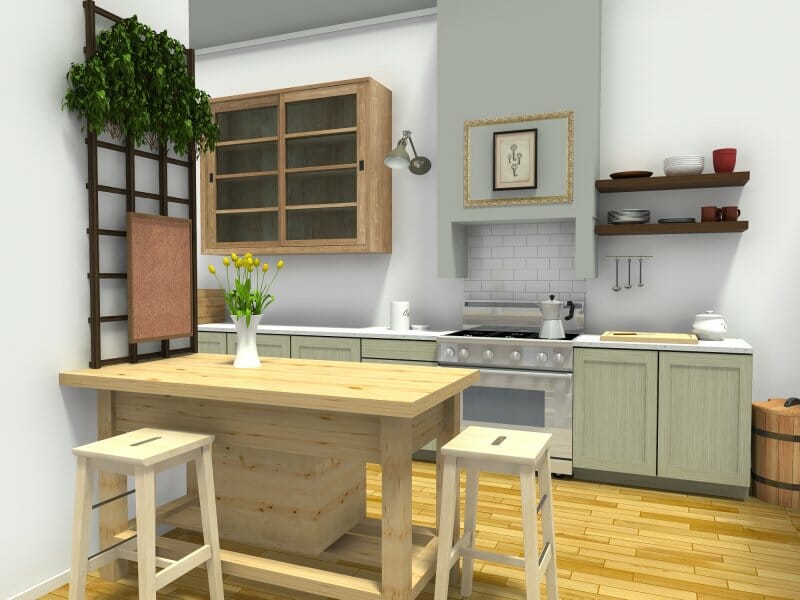Repurposed materials in kitchen design eco friendly