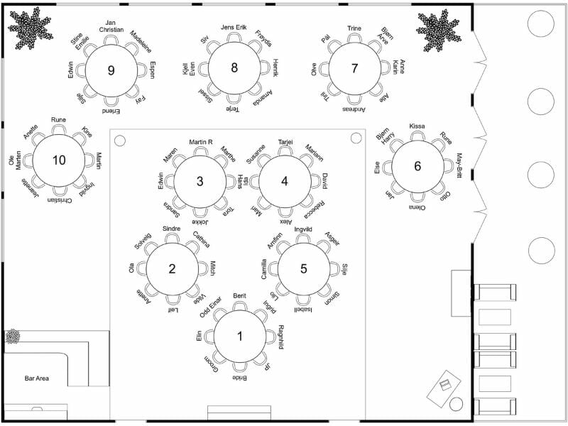 event floor plan software wedding seating chart