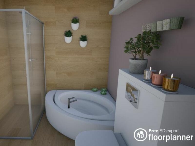 Floorplanner bathroom design software