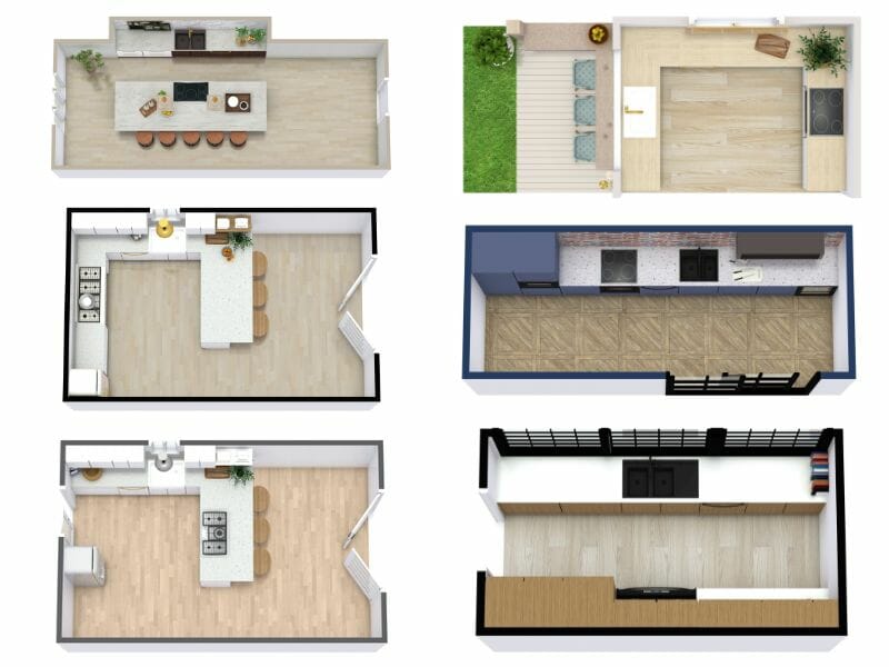 Kitchen layouts