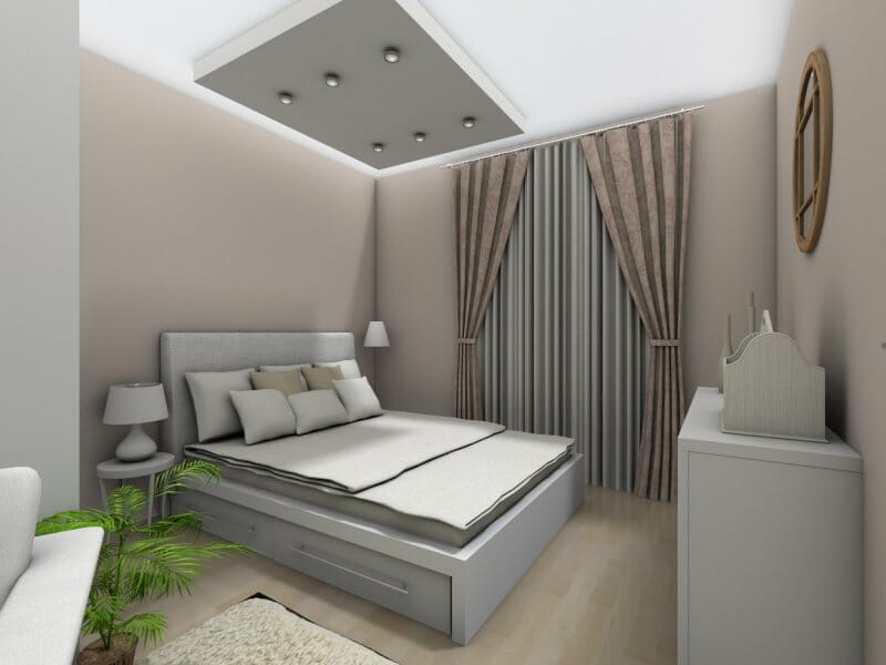 modern guest bedroom idea 3D Photo