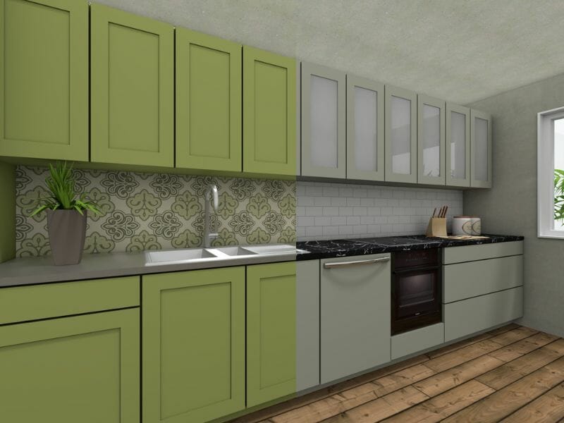 Bedore and after modernize kitchen design