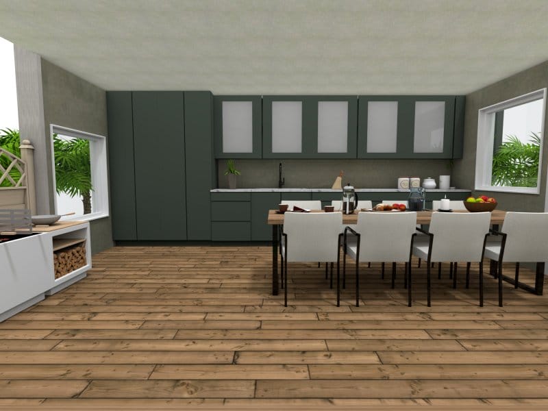 one-wall kitchen idea