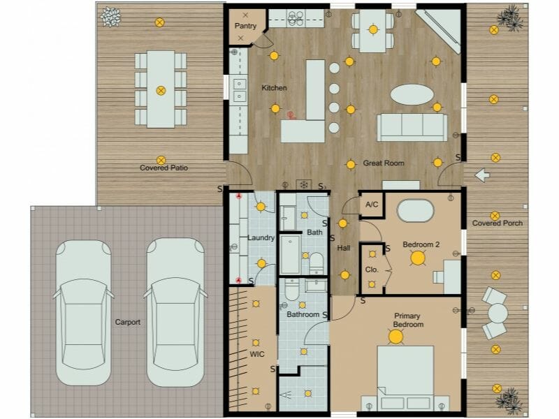 House wiring diagram