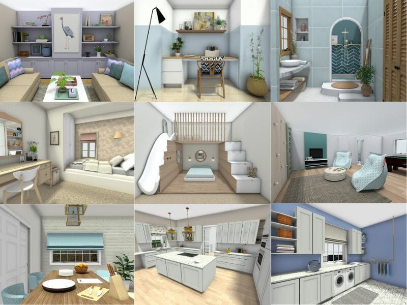 Types of rooms in a house