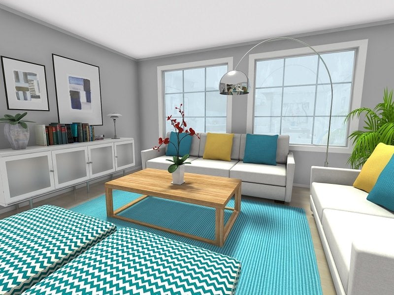 RoomSketcher 3D Photo of Living Room