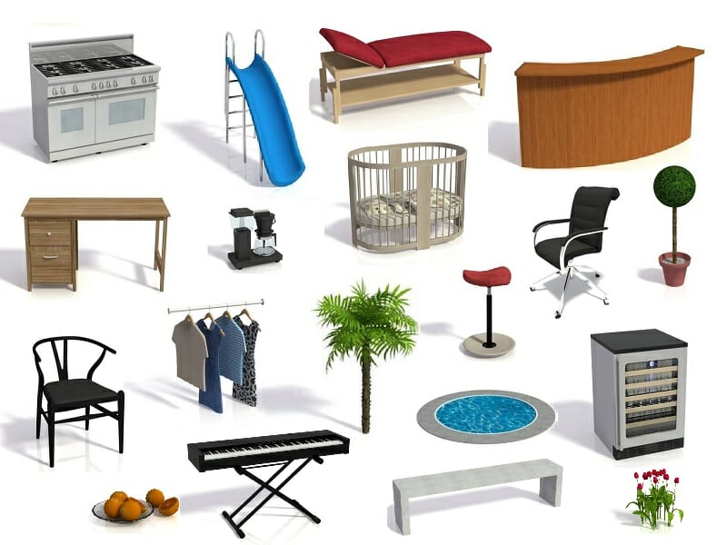 RoomSketcher Pro More Products furniture