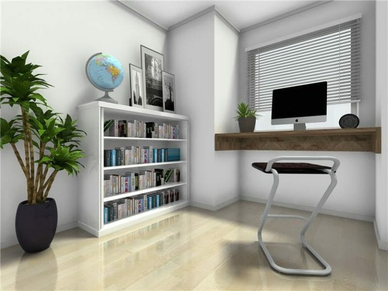 Standing Built In Desk Home Office Maximize Comfort