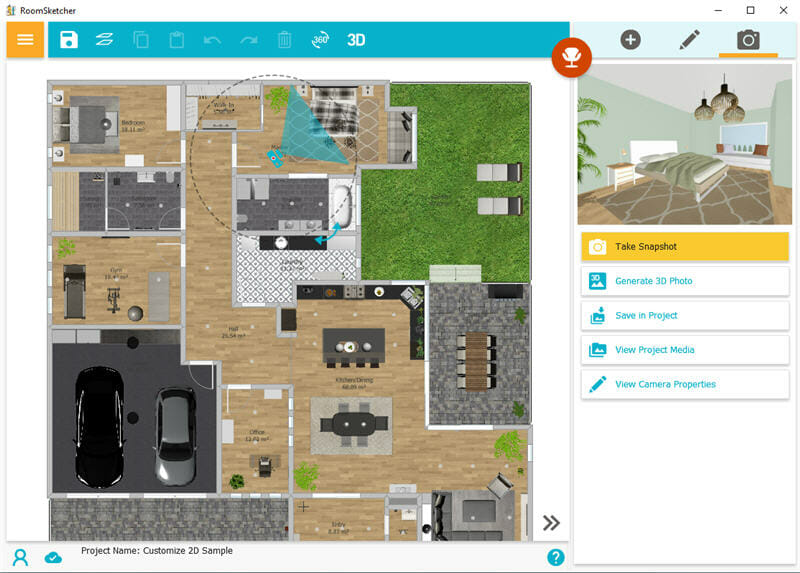 Take Snapshots Of Your Designs With RoomSketcher
