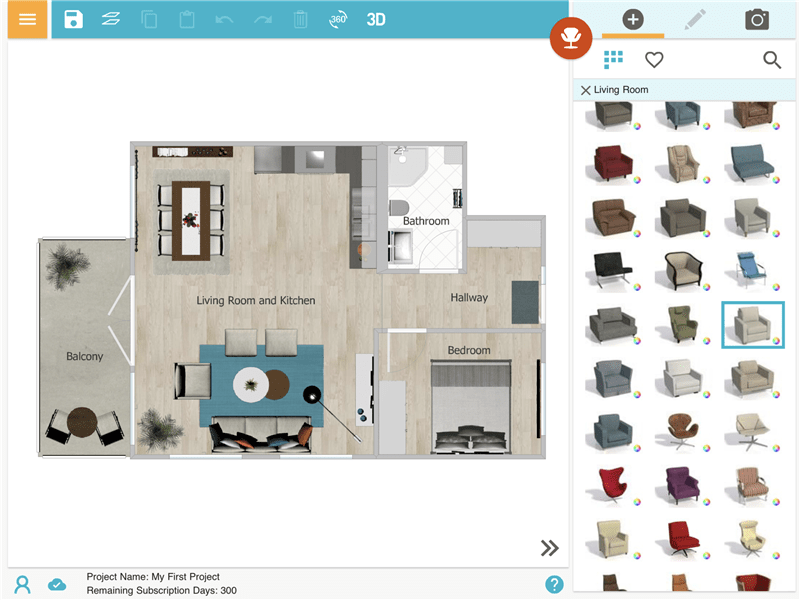 RoomSketcher building plan software. Draw Floor Plans and Furnish